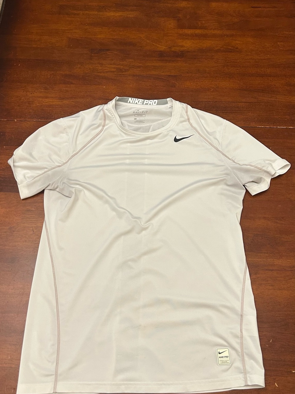 Nike White Short Sleeve Dri-FIT Training Tee